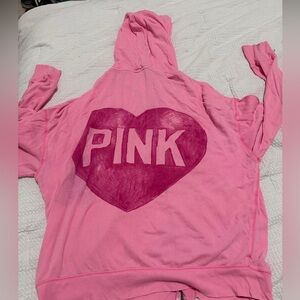 PINK Victoria's Secret Vibrant Pink Hoodie